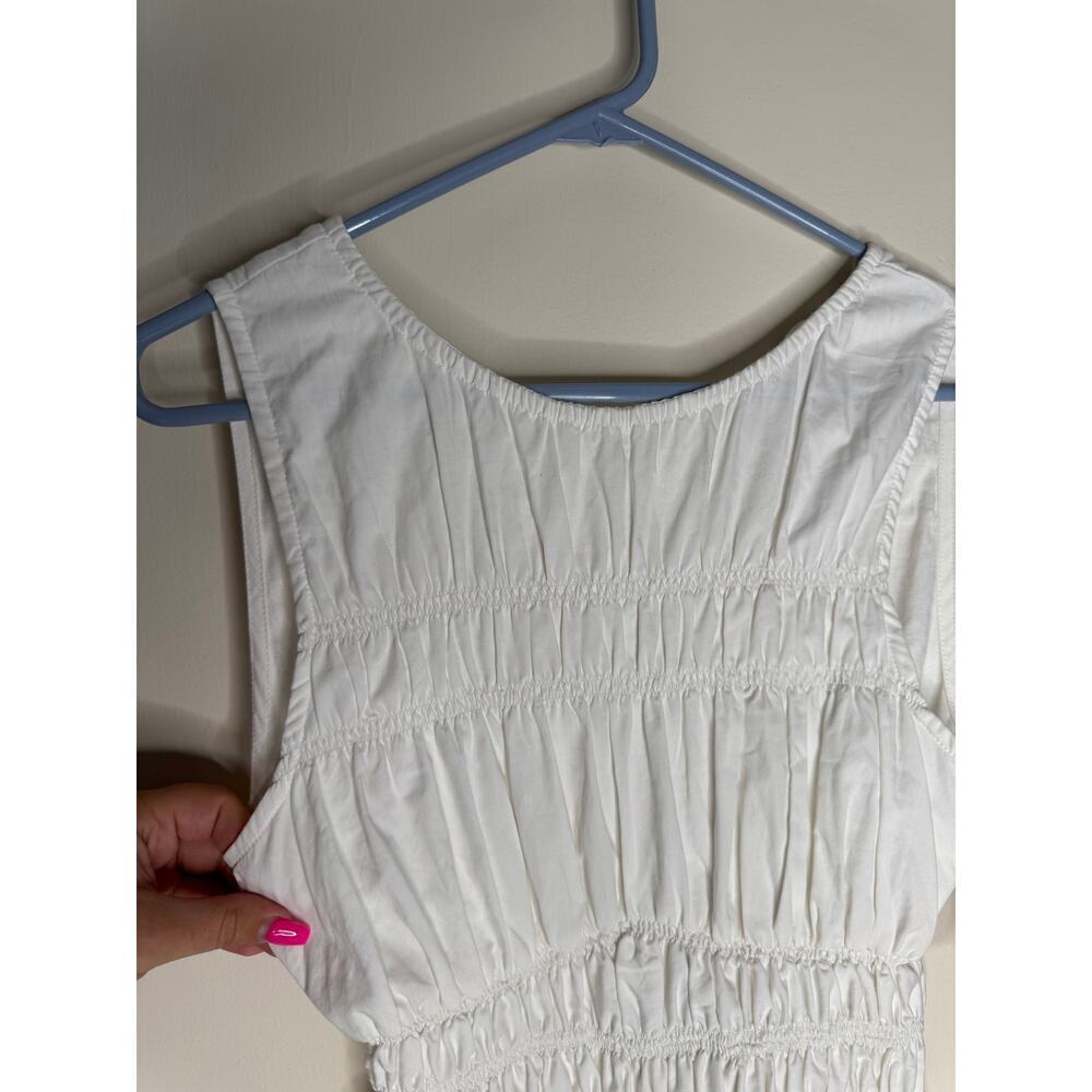 Faithful the Brand Solem White Midi Dress Small NWT - Picture 4 of 7